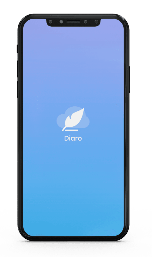 Diaro app on phone