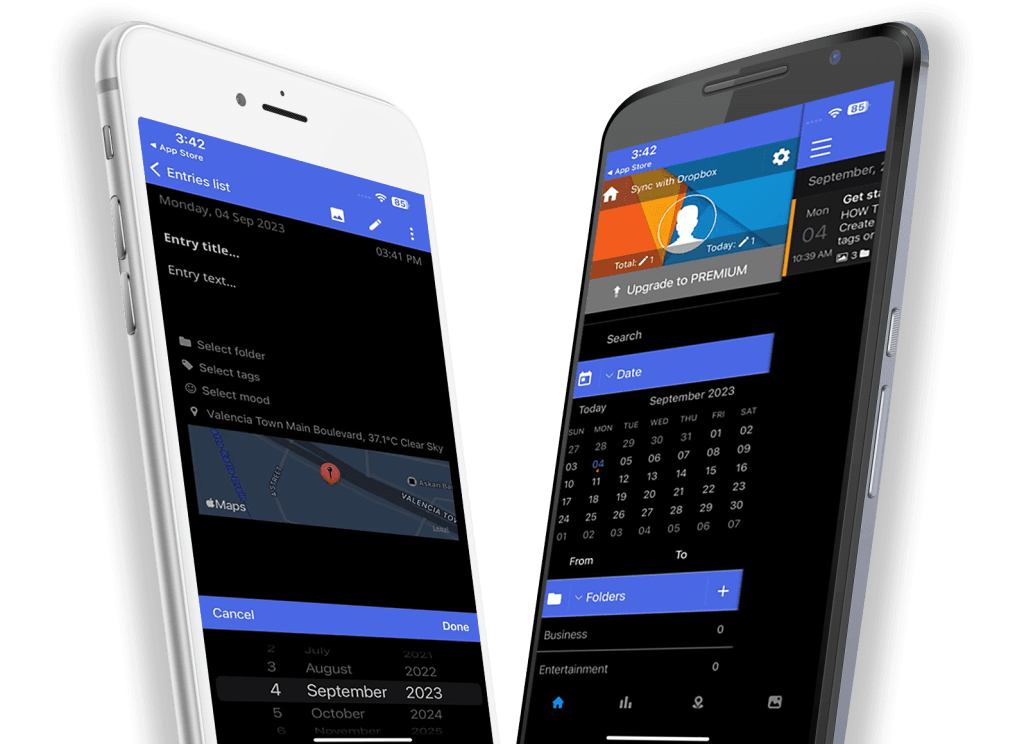 Diaro app on multiple devices