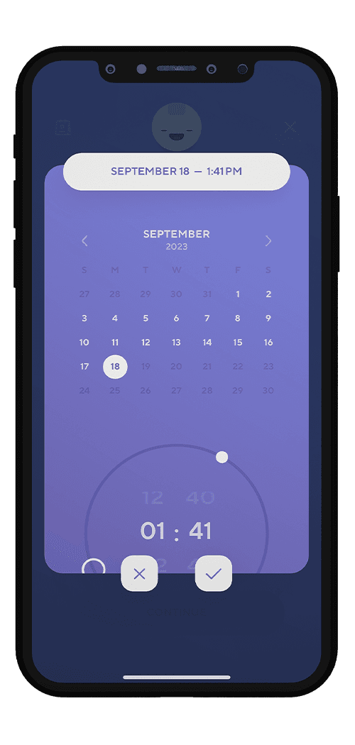 Reflectly app screen
