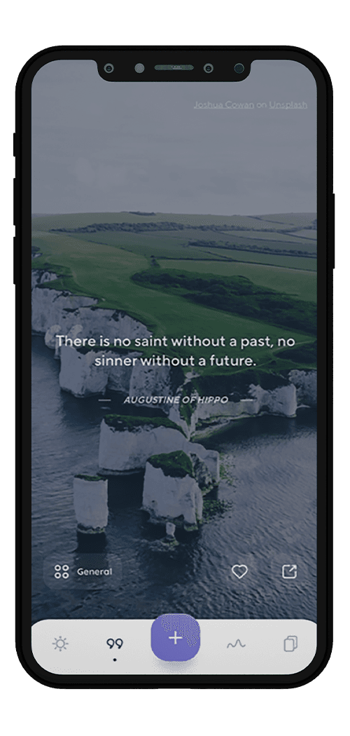 Reflectly app screen