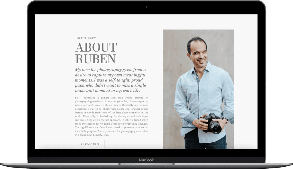 Ruben Parra features screen